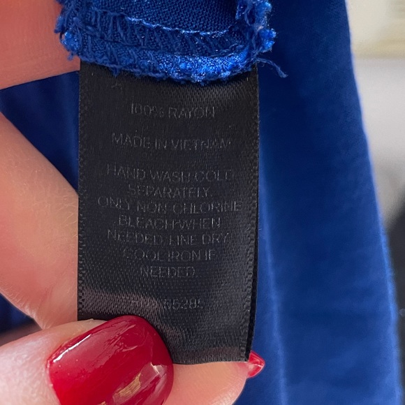 Little Blue Sleeveless Sun Dress from Express Size Small - Picture 7 of 7